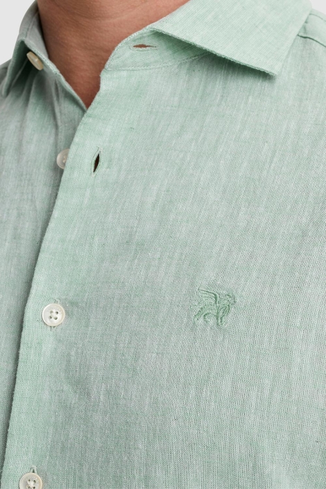 Vanguard long sleeve shirt linen cotton ble